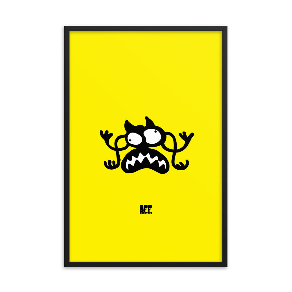 Framed photo paper poster