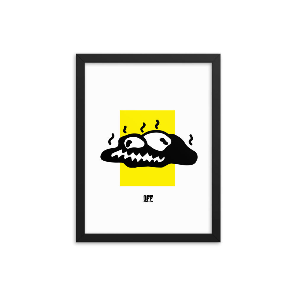 Framed photo paper poster