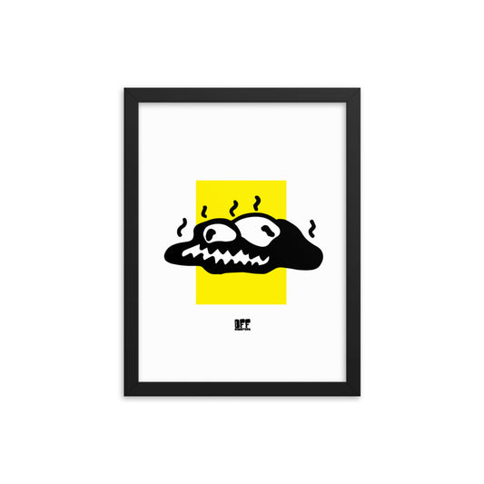 Framed photo paper poster