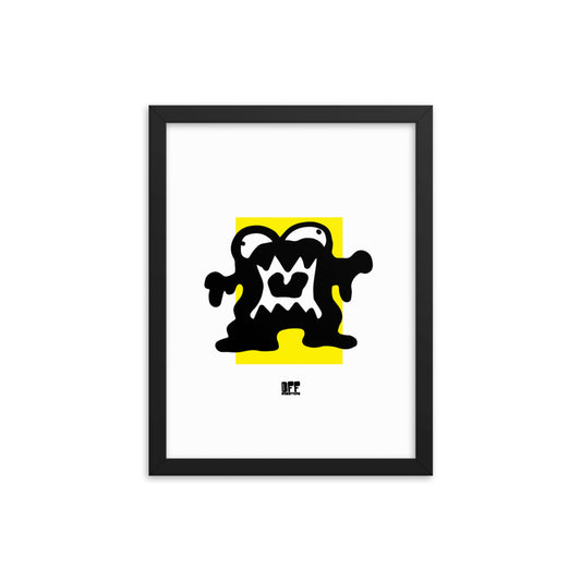 Framed photo paper poster