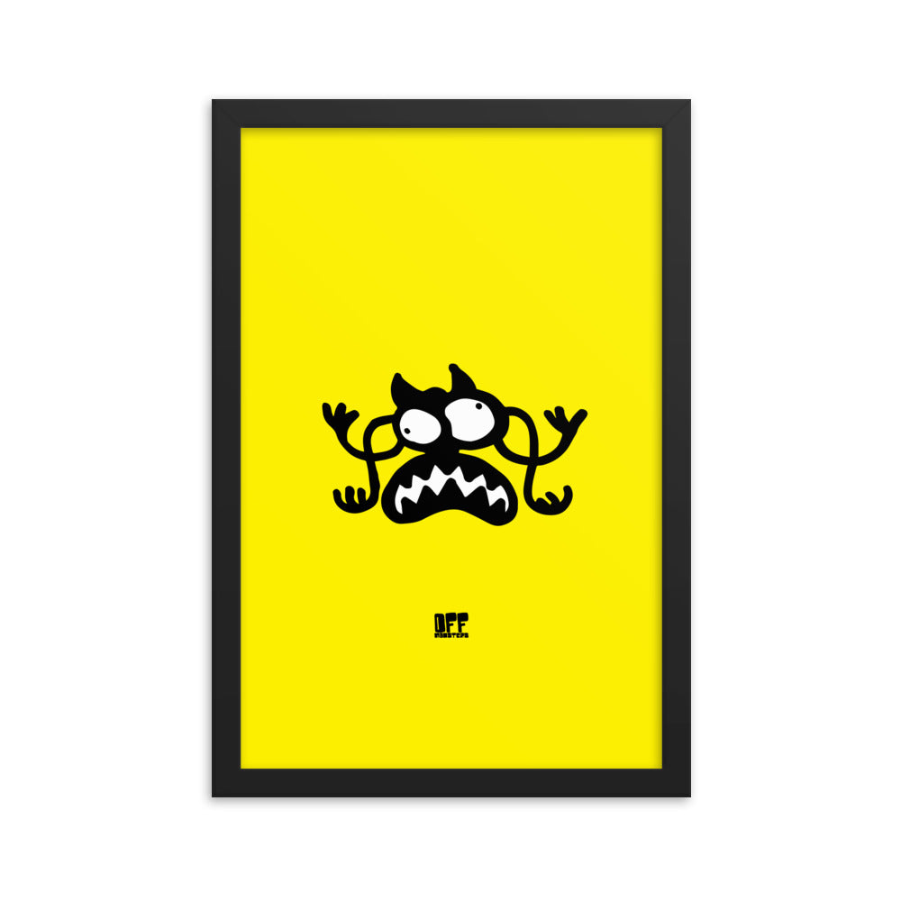 Framed photo paper poster