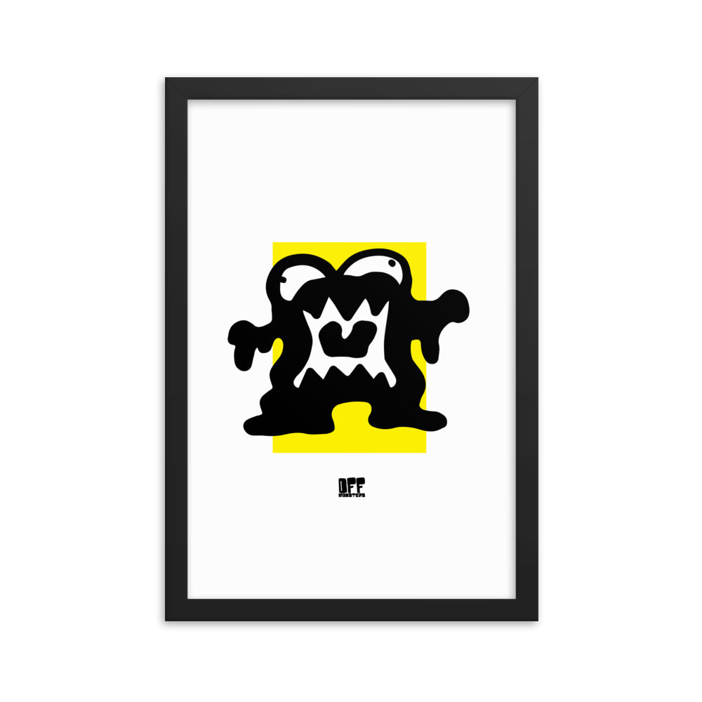 Framed photo paper poster