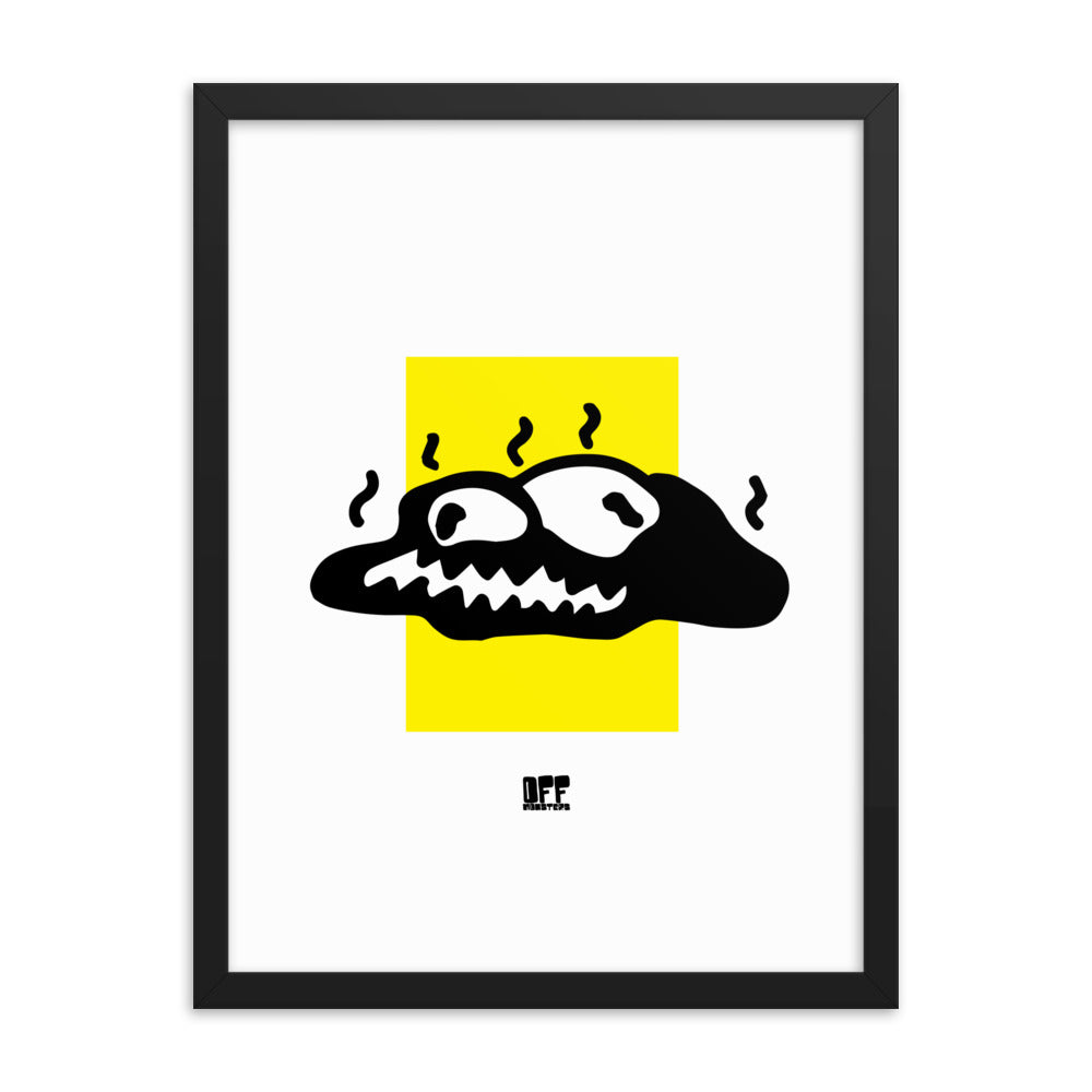 Framed photo paper poster