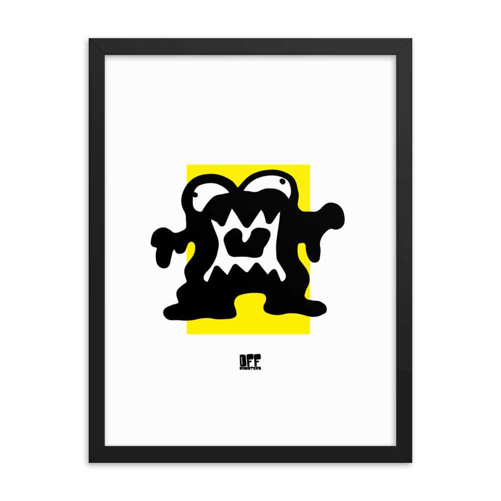 Framed photo paper poster