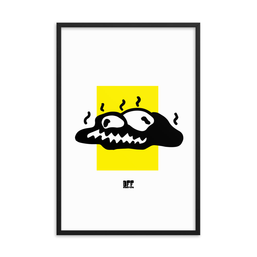 Framed photo paper poster