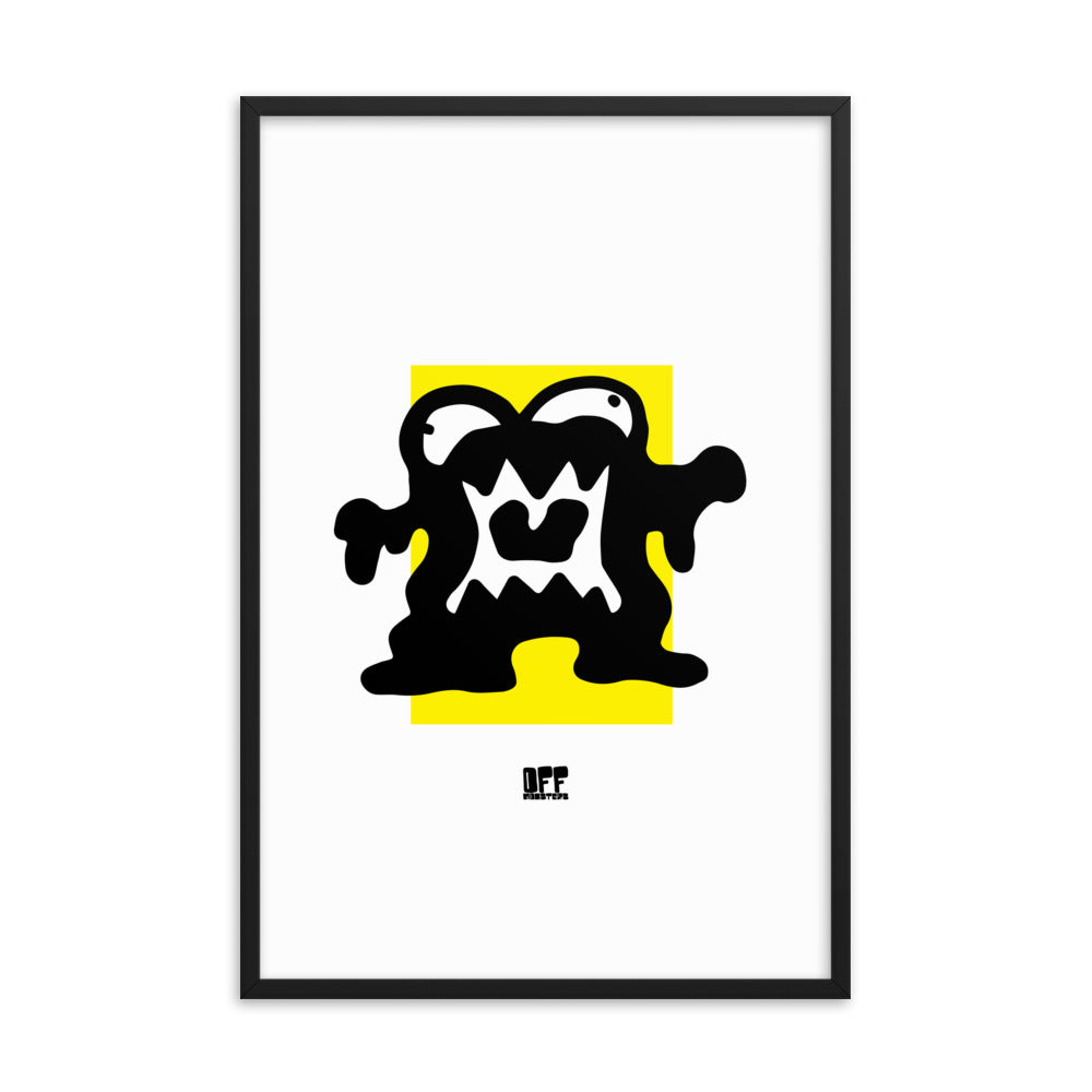 Framed photo paper poster